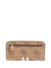 GUESS 1 USCITA Guess Portafoglio Laurel Ii Slg Large Zip Around Donna Marrone Marrone